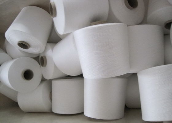 Raw White Polyester Ring Spun Yarn