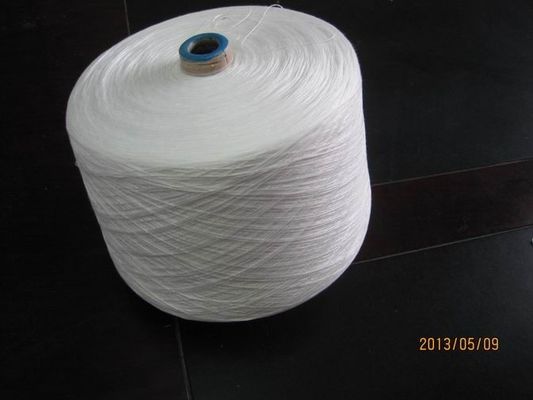 Raw White Polyester Ring Spun Yarn